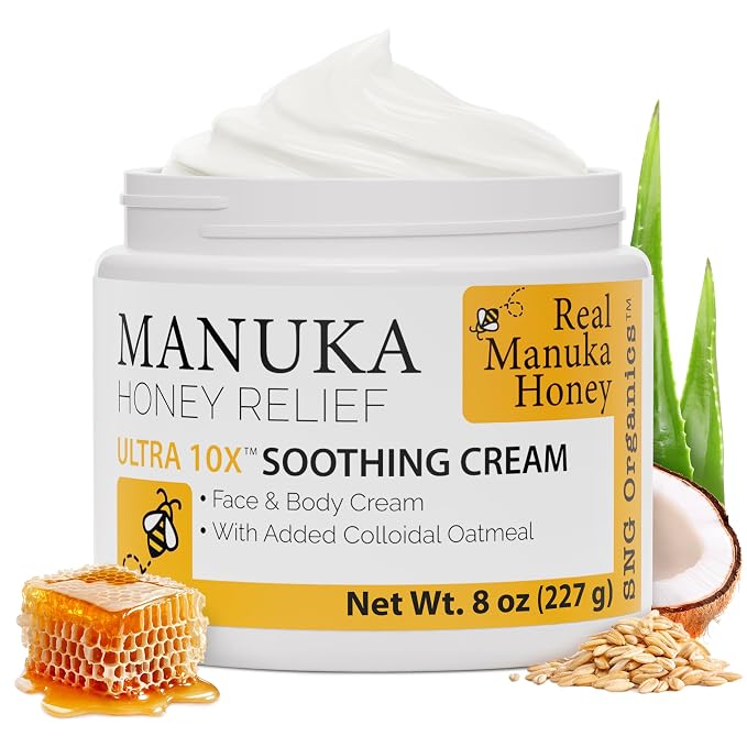 Super Natural Goods Manuka Honey Cream – Hydrating Lotion by SuperNaturalGoods