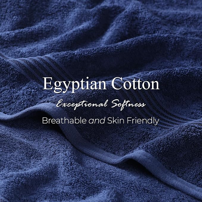 Superior Egyptian Cotton Bath Sheet Set, Oversized Towels - Image 5