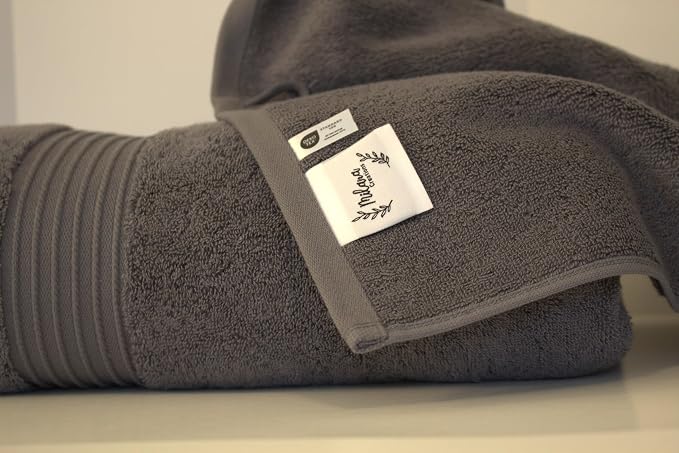 Milara Turkish Super-Plush Bathroom Hand Towels Set 2-Piece | Premium Cotton - Image 4