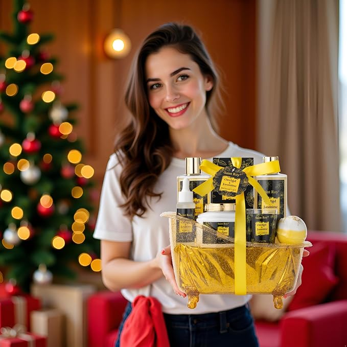Luxury Home Spa Bath Gift Basket, Spa gift basket Christmas Gifts - Image 3