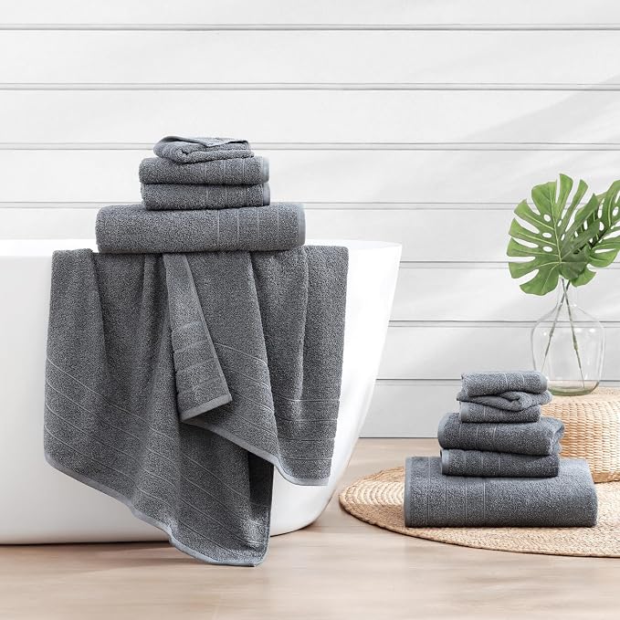 Casa Platino 100% Cotton Luxury Bathroom Towel Set - Image 7