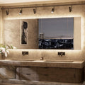 TETOTE Backlit Bathroom 84 x 32 Vanity Mirror by TETOTE