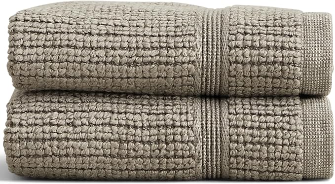 Preston Lane Douro Washcloth Set – 2 Pack Luxury Cotton Towels, Ultra Soft & by PrestonLane
