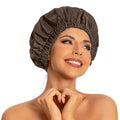 Reusable Shower Cap for Women, Large Waterproof Shower Essentials Bonnet by Edoneery