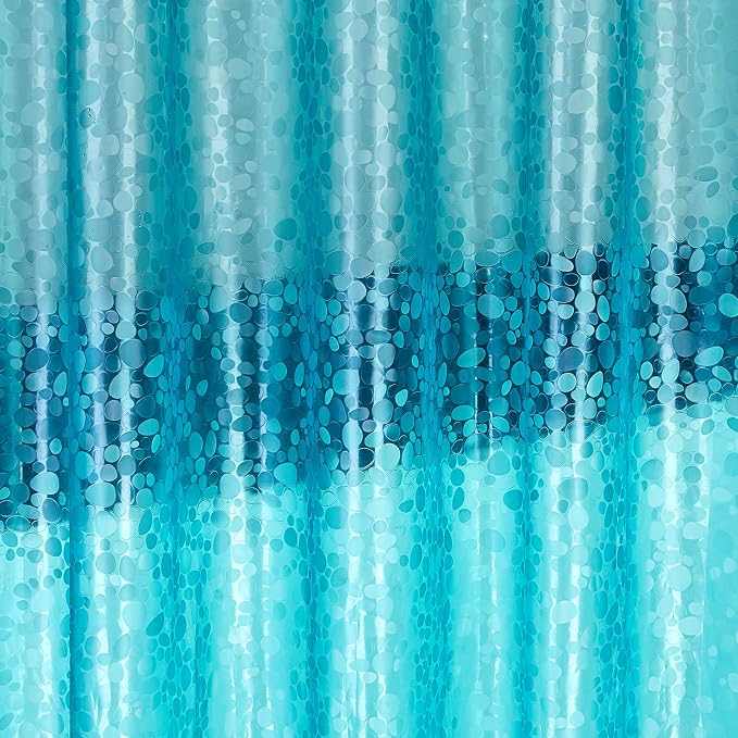 Bostofy Shower Curtain Liner Heavy Duty EVA, Waterproof Shower Liner by Bostofy