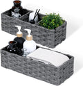 DULLEMELO Toilet Paper Basket for Organizing, Small Bathroom Baskets for Storage by DULLEMELO