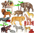 10 Big Realistic Safari Animal Toys by BIWASE