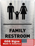Family Bathroom Sign by GDS by GDS