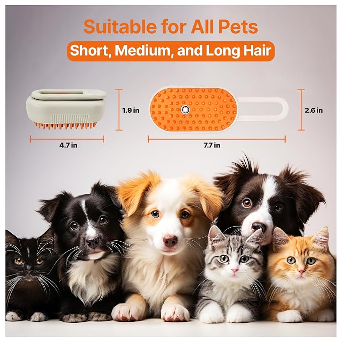 4 in 1 Cat steam brush, steam brush - Image 7