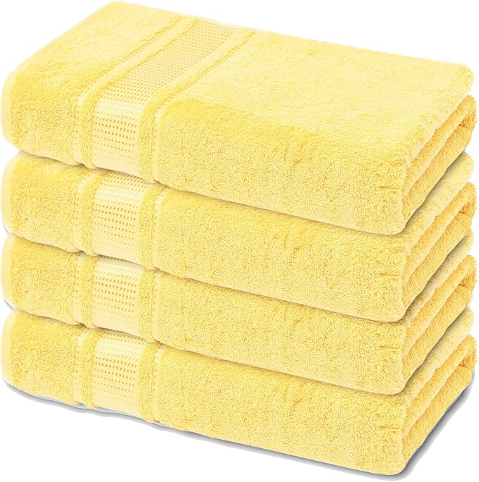 Melissa Linen, Fingertip Towels 4 Pack, 100% Turkish Cotton, Small Hand Towels - Image 3