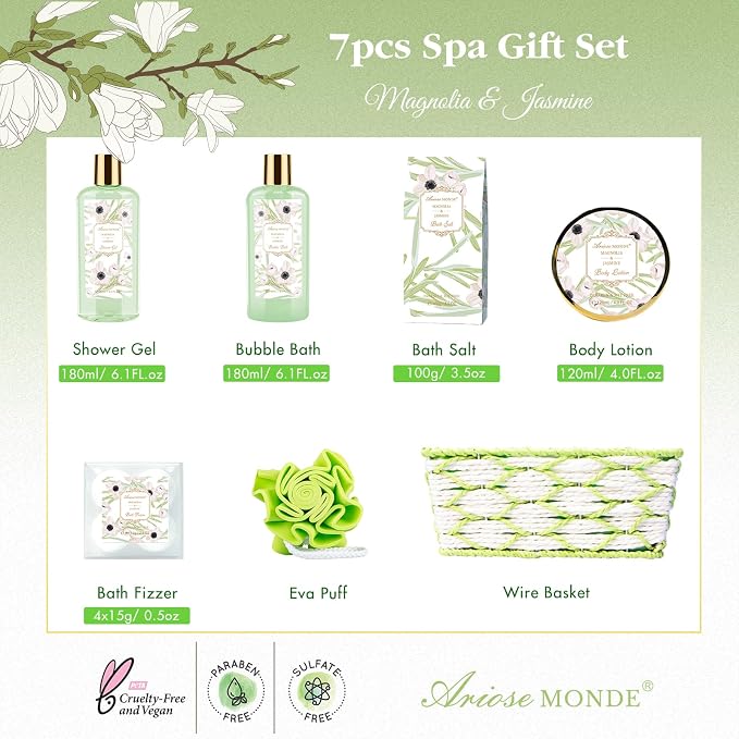 Spa Gifts for Women, Bath Sets, Bubble Bath, Bath Salts, Bath Bomb, Body Lotion - Image 2