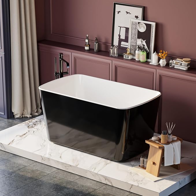 Abruzzo 49"Acrylic Free Standing Tub, Janpanese Soaking Tub by ABRUZZO