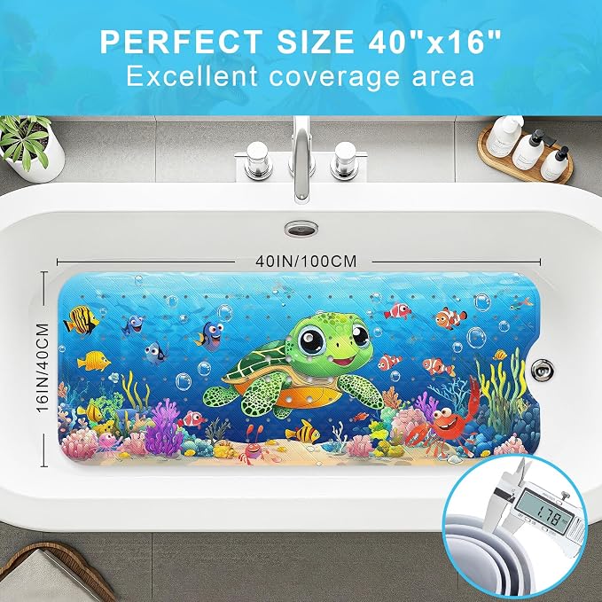 Upgrade Cartoon Baby Bath Mat Non Slip - Image 2