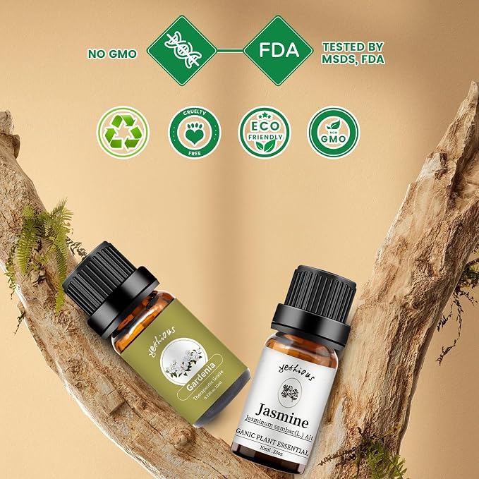 yethious Jasmine Gardenia Essential Oil Set 100% Pure Gardenia Fragance Oil - Image 4