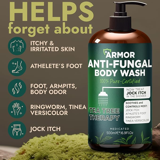 Terramed Just Think Comfort Antifungal & Antibacterial Soap & Body Wash - Image 2