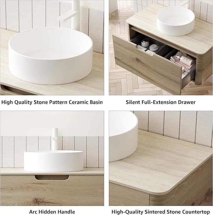 Yayzy 36” Floating Bathroom Vanity - Image 5