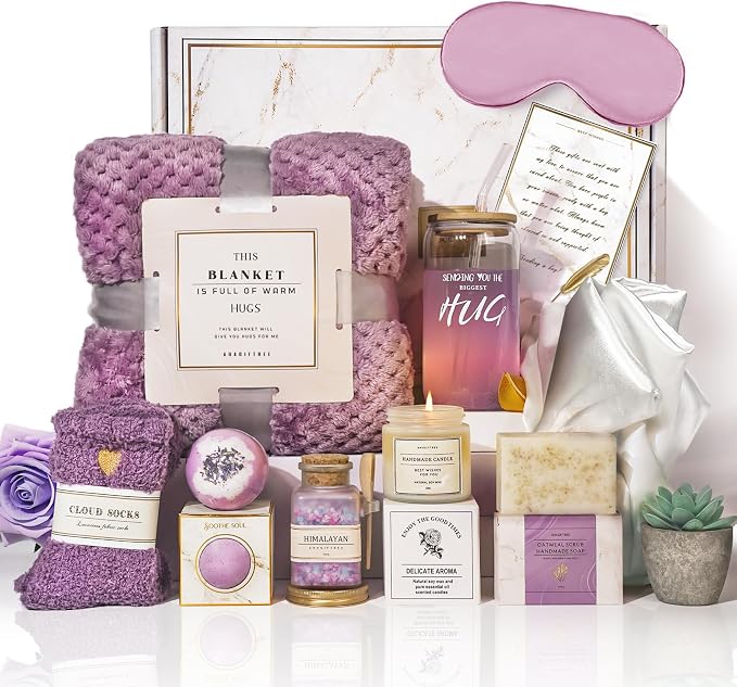 Gift Baskets For Women, Thinking Of you Gifts for Women, Care Package, thank you by Unknown