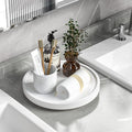 Turntable Vanity Tray 10 Inch for Perfume Candle, Bamboo Kitchen Sink by VeyFey