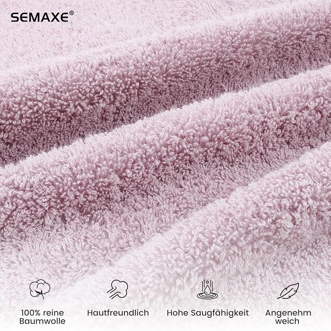 SEMAXE 12 Pack Hand Towels for Bathroom, 100% Cotton Towels - Image 4