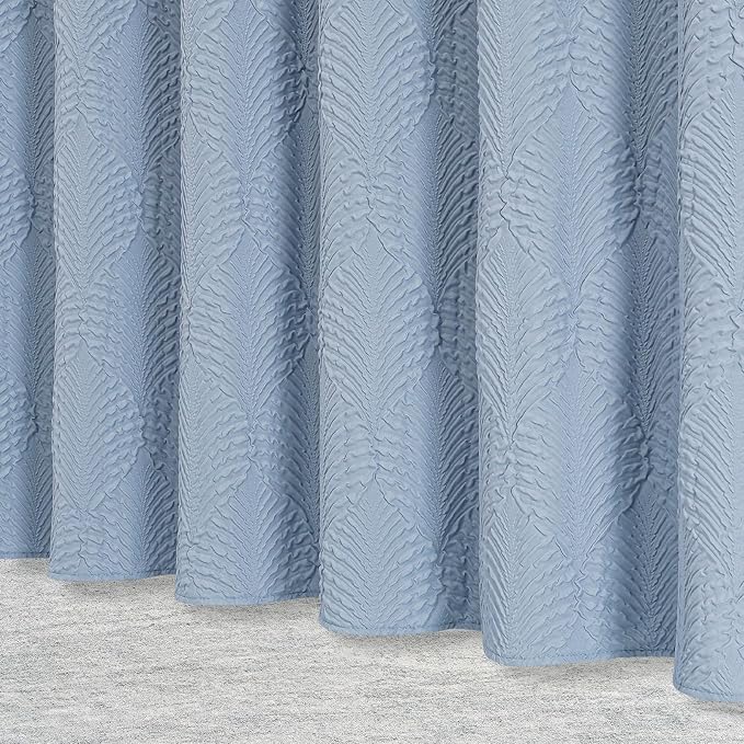 Gibelle Fog Blue Shower Curtain - Image 6