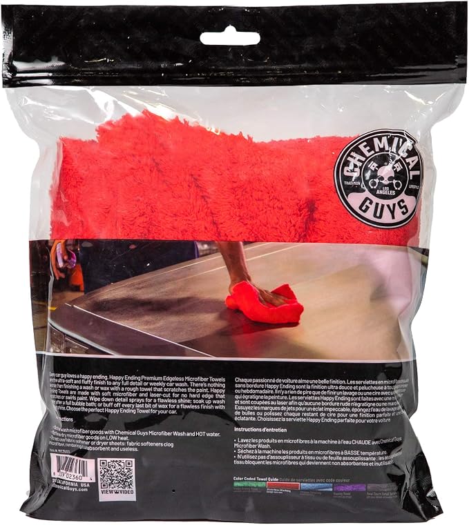 Chemical Guys Happy Ending Ultra Plush Edgeless Microfiber Towel - Image 3
