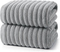 REDKISS 2Pack Large Bath Towels 31×63 inches, 100% Cotton, Super Soft and by REDKISSOnline