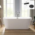 FerdY 67" Shangri-La Elite, Acrylic Freestanding Bathtub, Modern & Contemporary by FerdY