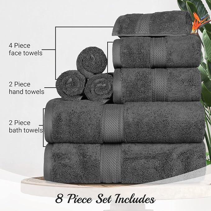 BLUENILEMILLS Madison Egyptian Cotton Towels, Towel Set - Image 6