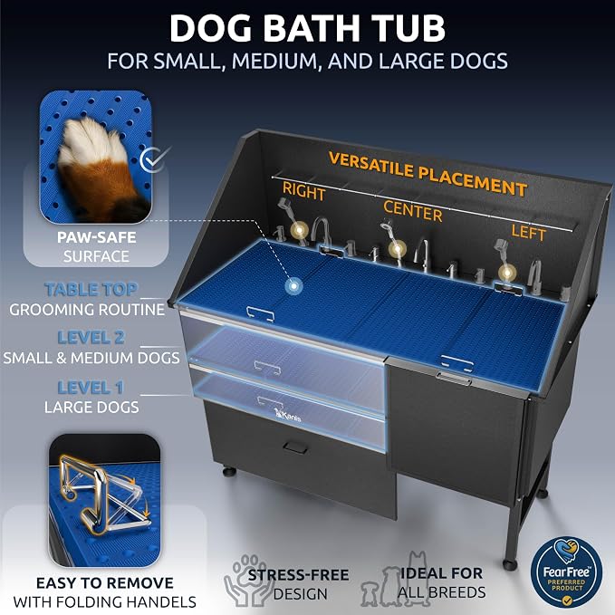 KANIS Black Line Professional Dog Washing Station - Image 5