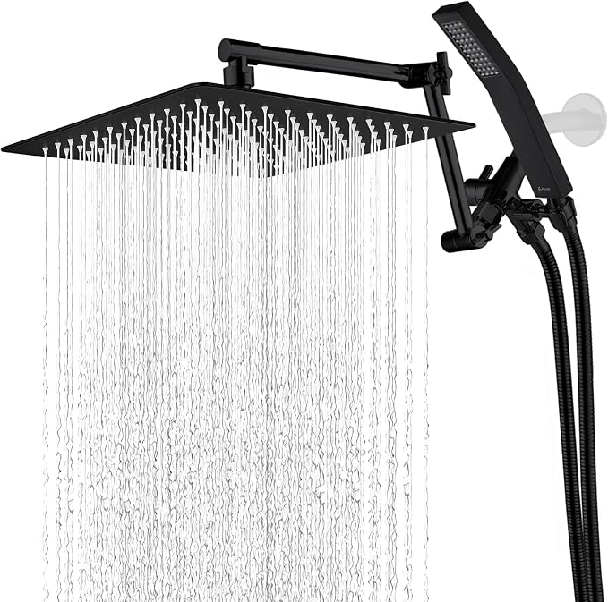 G-Promise All Metal 12 Inches Rainfall Shower Head by G-Promise