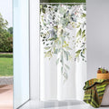 Gibelle Small Stall Shower Curtain 36 x 72, Narrow Half Sage Green Floral by Gibelle