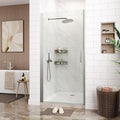 33.6-34.6" x 72" Frameless Shower Door by IDEALHOUSE