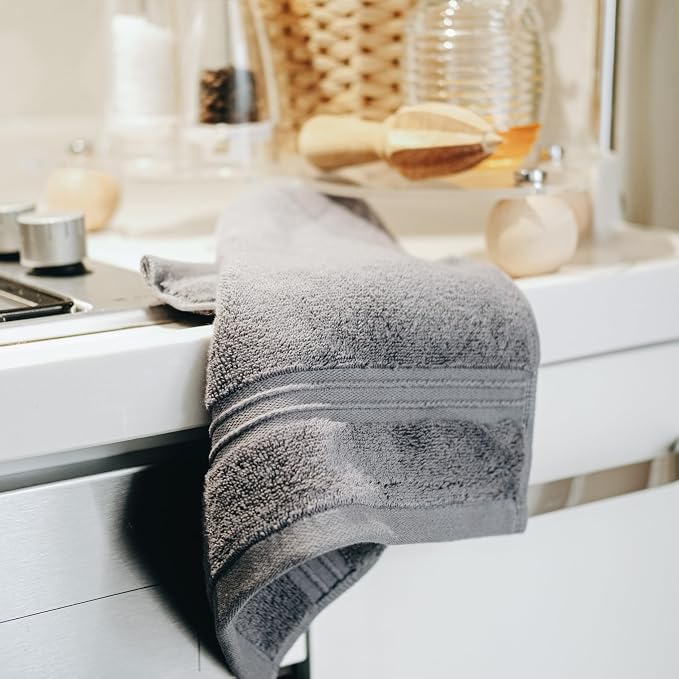 Milara Turkish Super-Plush Wash Cloths Set 4-Piece | Premium 100% Cotton - Image 7