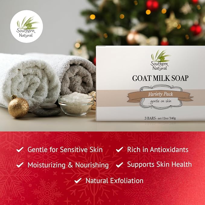 Southern Natural Goat Milk Soap Bar Lavender, Lemongrass, Spa Fusion - Image 7