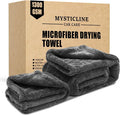2 Pack 1300 GSM Car Drying Towel, Double-Sided Microfiber Towels by Unknown