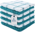 DAN RIVER Premium Dish Cloth 100% Cotton 12 X 12 Inches |Pack of 8|-Ultra Soft by DanRiver