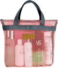 Mesh Shower Caddy Bag Portable Hanging Toiletry and Bath Organizer by TOPASION