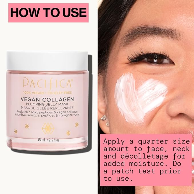 Pacifica Vegan Collagen Plumping Jelly Mask – Overnight Hydrating Face Mask - Image 10