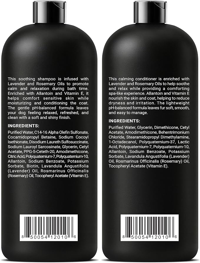 ALFIE'S CHOICE Calm & Comfort Dog Shampoo & Conditioner Set | 16 fl oz Each | - Image 8