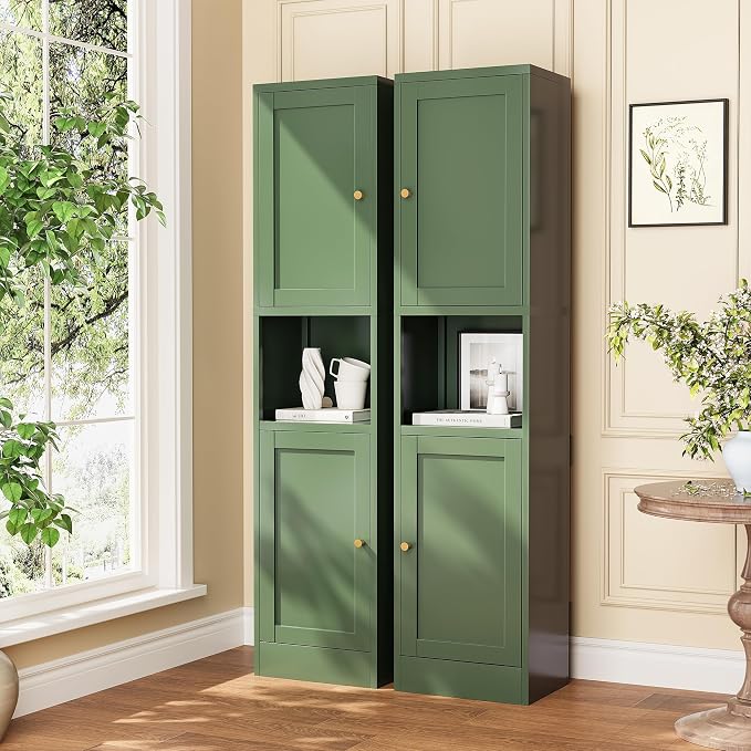 Narrow Bthroom Storage Cabinet Tall Metal Storage Cbinets - Image 6