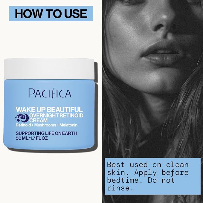 Pacifica Wake Up Beautiful Retinoid Night Cream – Overnight Anti-Aging - Image 16