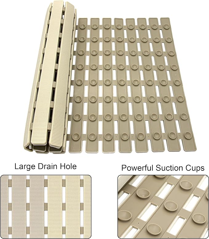MBOSS Bath Tub Shower Mat Non Slip Bathtub Mats - Image 2