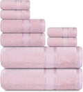 Casa Lino Bath Towel Set of 8 by CASALINO