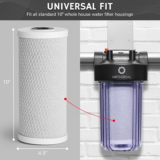 Airthereal Whole House Water Filter Housing, Pre-Filtration System - Image 4