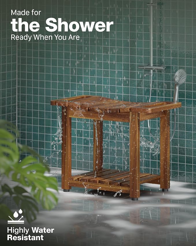 BLUEWEST Shower Bench Seat - Image 5