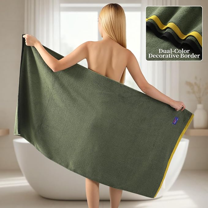 REDKISS 2 Pack 100% Cotton Bath Towels - Image 2