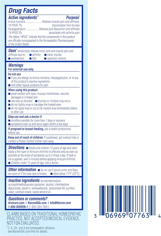 Boiron Arnicare Arthritis Cream - Image 7