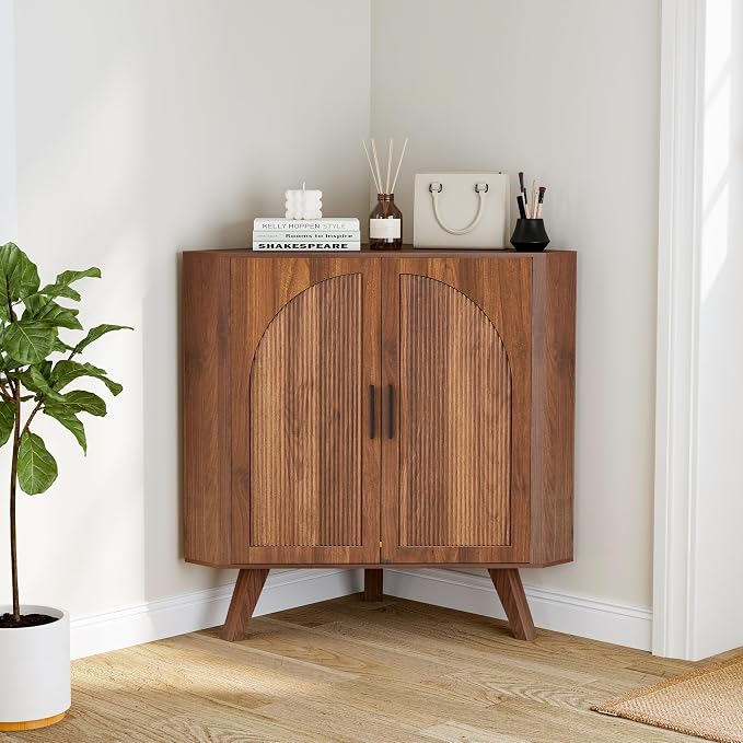 BERRYMERRY Fluted Corner Cabinet - Image 9