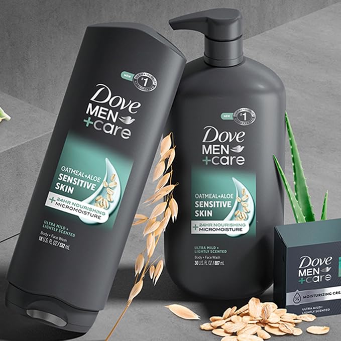 DOVE MEN + CARE Body & Face Wash Sensitive Skin - Image 6