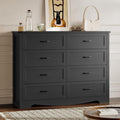 8-Drawer Dresser for Bedroom, Modern Wooden Chest of Drawers by BORNOON